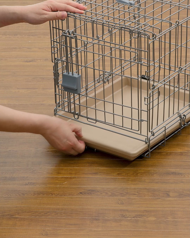 Amazon.co.jp: アイリスオーヤマ 犬 猫 ケージ 折りたたみ シルバー